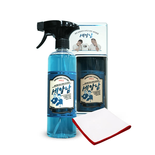 세알남 유리세정제 500ml + 실내&유리타월