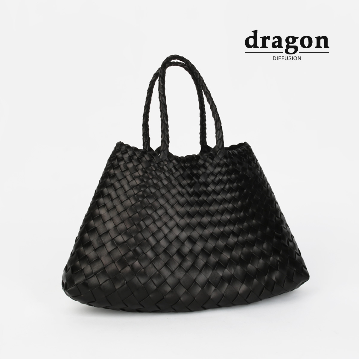 드래곤디퓨전 토트백 산타크로체 스몰 드래곤백 블랙 8893-BK