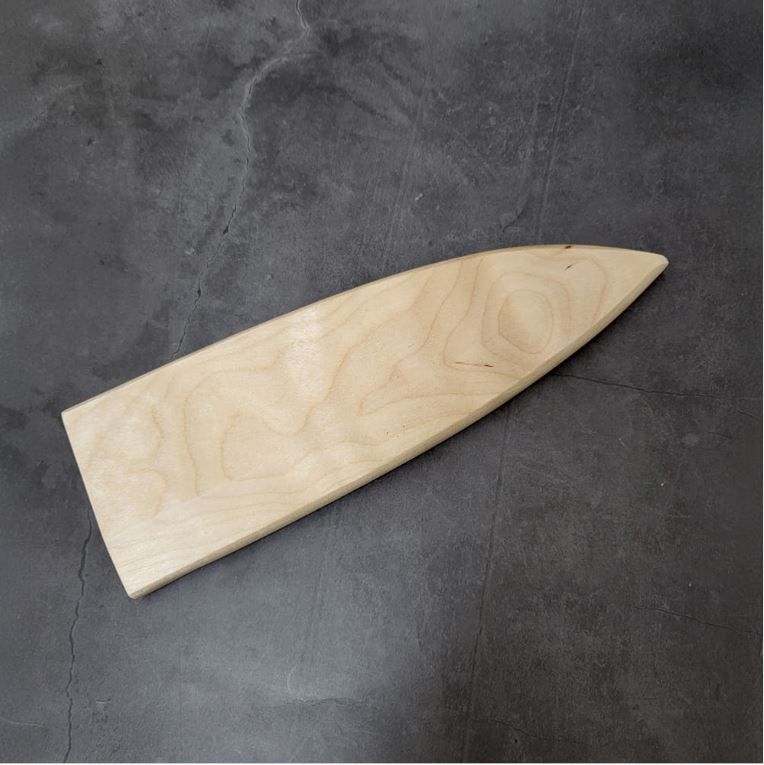 원목 데바 칼집 오른손용 칼날 길이 15~18cm - 상품 이미지