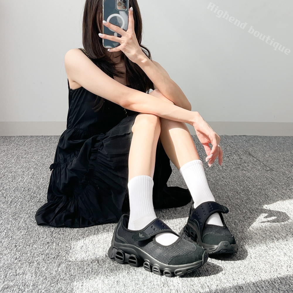 아디다스 메리제인 메가제인 키높이 운동화 발레코어 통굽 JI2416 이미지 4