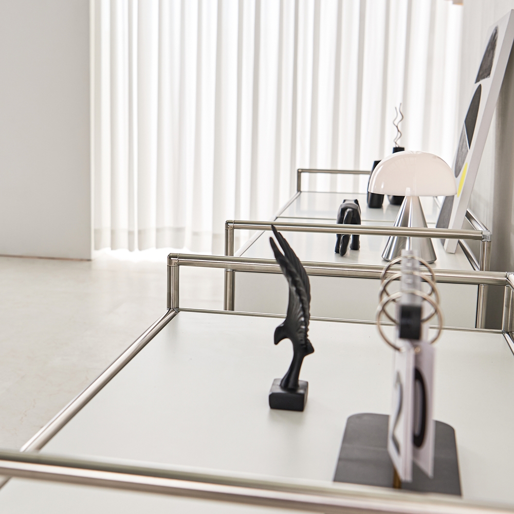 세라썸 모듈 미드센츄리 수납장 낮은 안방 침대옆 거실 수납장