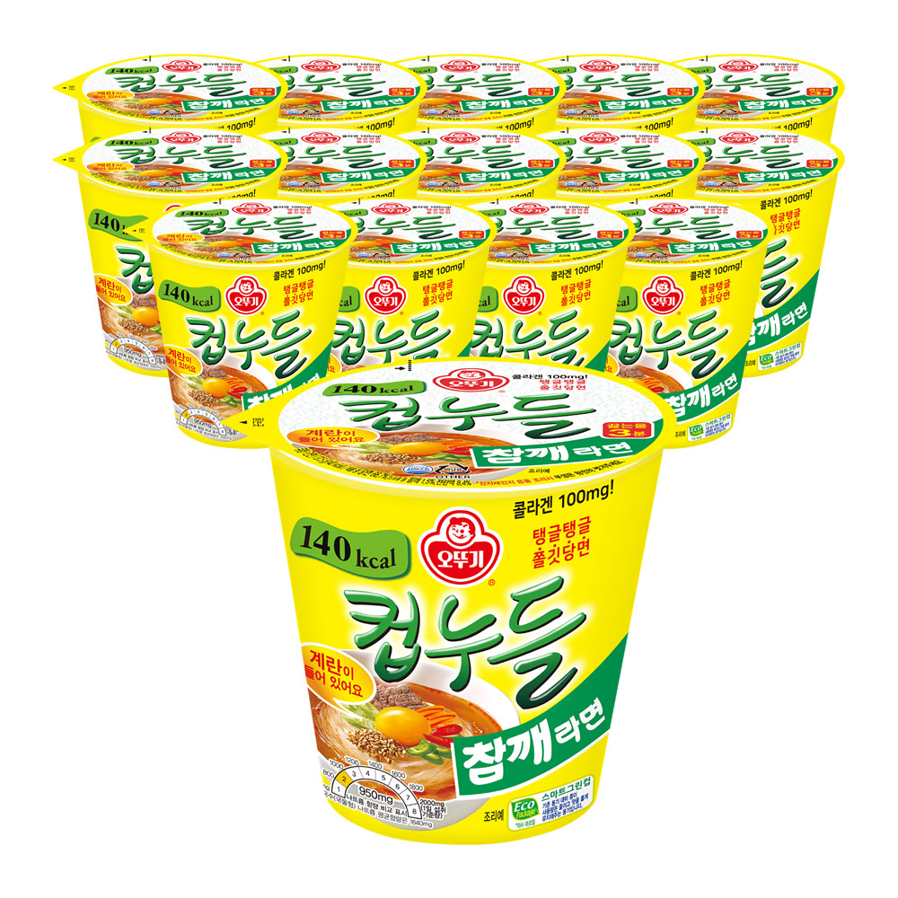 오뚜기 컵누들 참깨라면 37.5g, 15개 - 상품 이미지