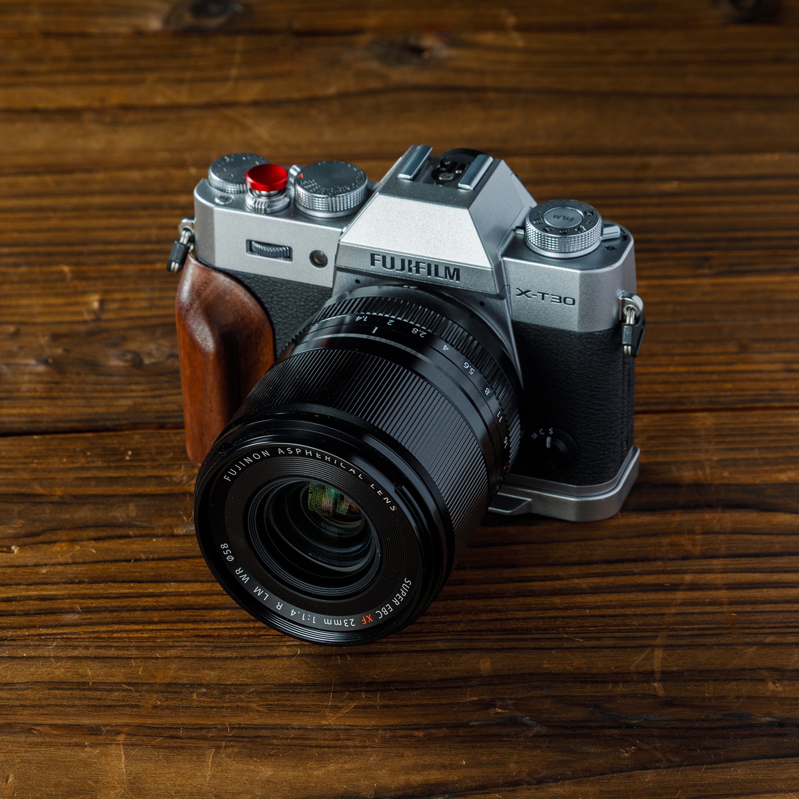 스몰리그 후지필름 X-T30/X-T30 II/X-T30 III 우드 핸들 L-브라켓 (실버) 5667 이미지 6