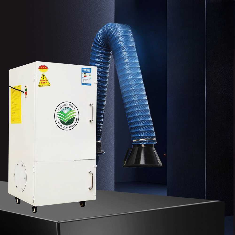 공장용 집진기 산업용 분진제거기 대용량 필터 시스템 저가형 수동 2.2kw 단일 암 - 상세 이미지 3
