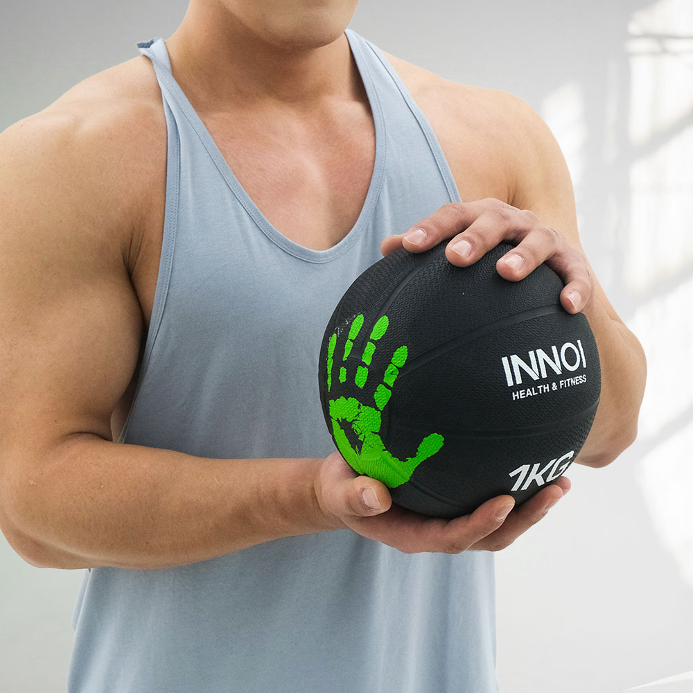 이노이 메디신볼 메디슨 웨이트 헬스 중량 HW-1KG - 상품 이미지