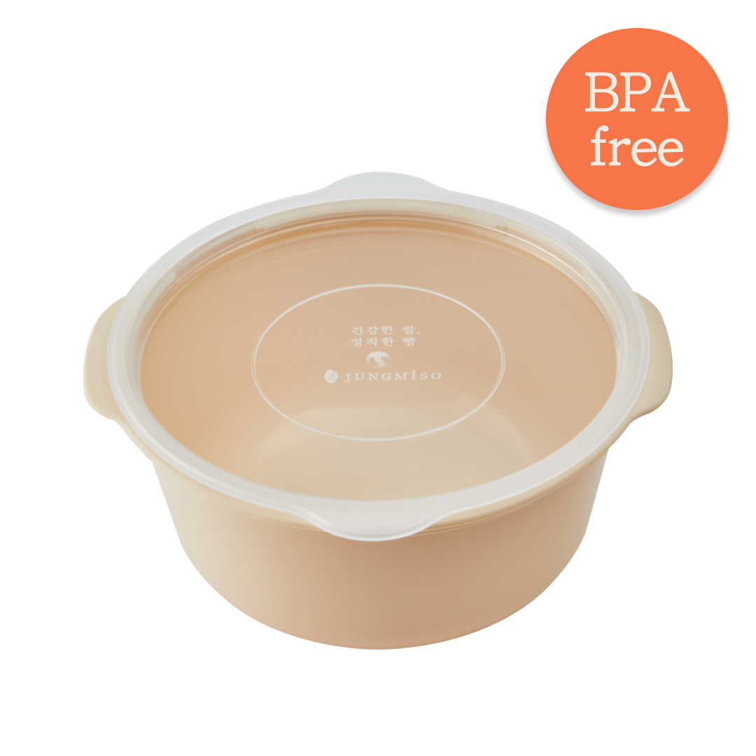 국산 BPA-Free 전자레인지 전용용기 찜기 650ml - 메인 이미지