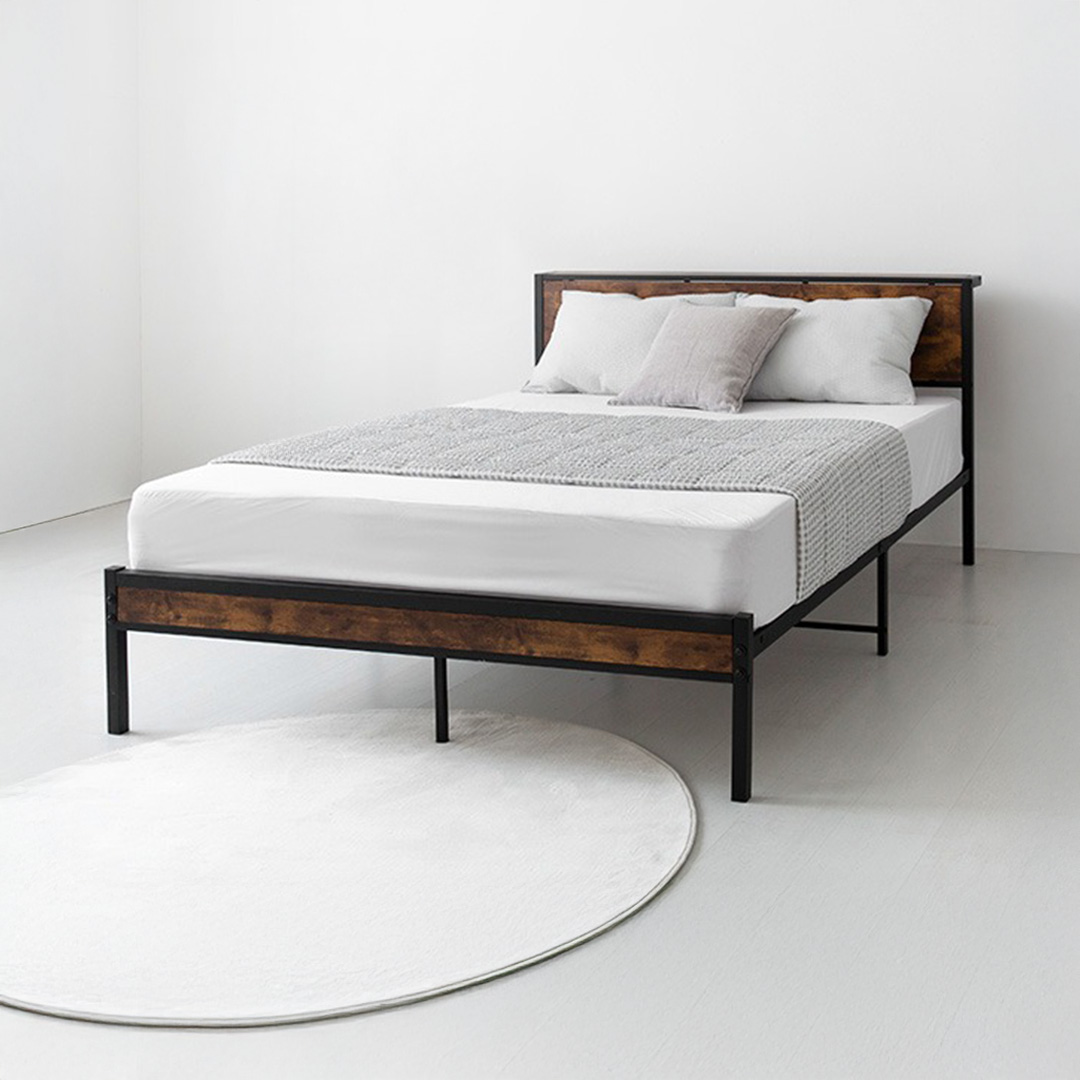 겟우드 침대 더블 140200, 블랙 4983.6154