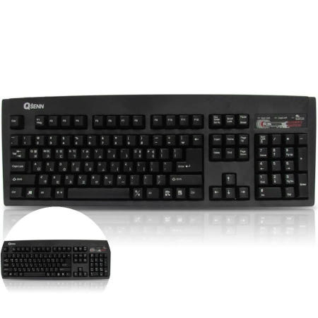 무선키보드마우스세트 유선 키보드 블랙 통합 입력장치 컴퓨터 키패드 PS2