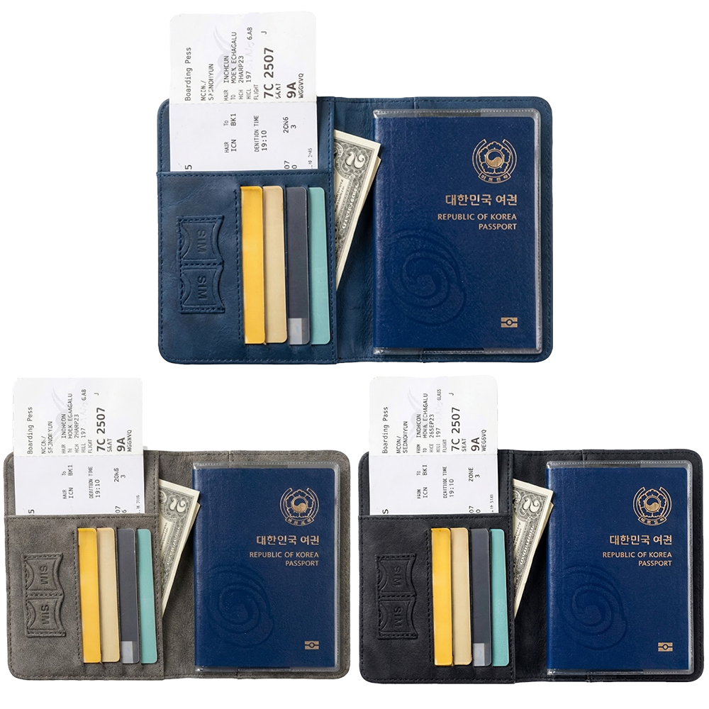 여권케이스 RFID 차단 지갑 안티스키밍 파우치 해외여행 지갑형 안티스캔커버 자피스
