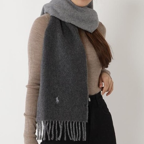 폴로 랄프로렌 포니 자수 로고 리버시블 머플러 남녀공용 PC0455