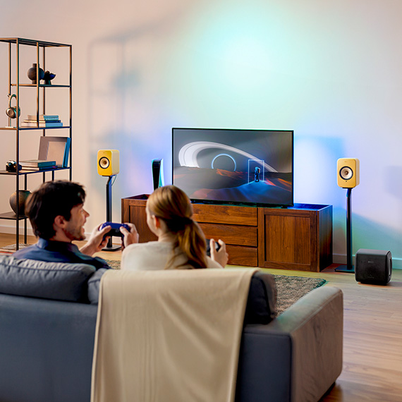 KEF [케프] 네트워크 스트리밍 스테레오 블루투스 스피커(LSX II) 코튼화이트 - 상세 이미지 4