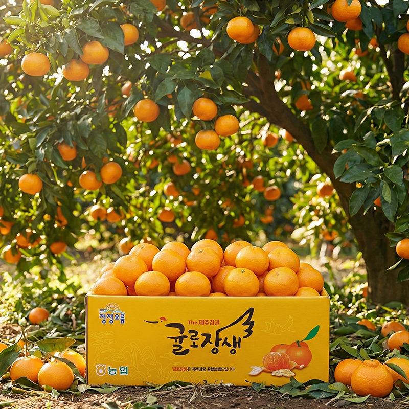 [제주 산지직송] 제주농협 정품 귤로장생 노지감귤 4.5kg 9kg 조생귤 - 상세 이미지 4