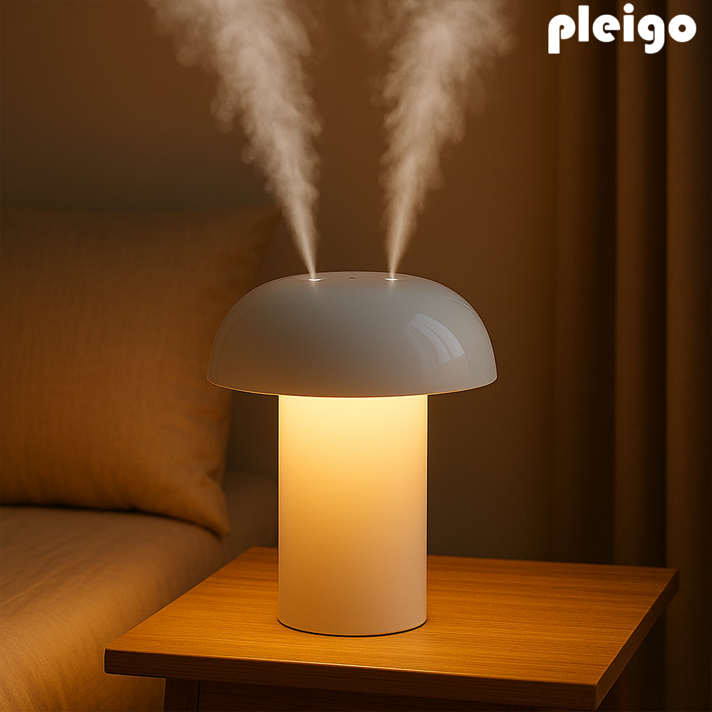 미니가습기 무드등 USB 저소음 듀얼미니가습기 책상 침실용