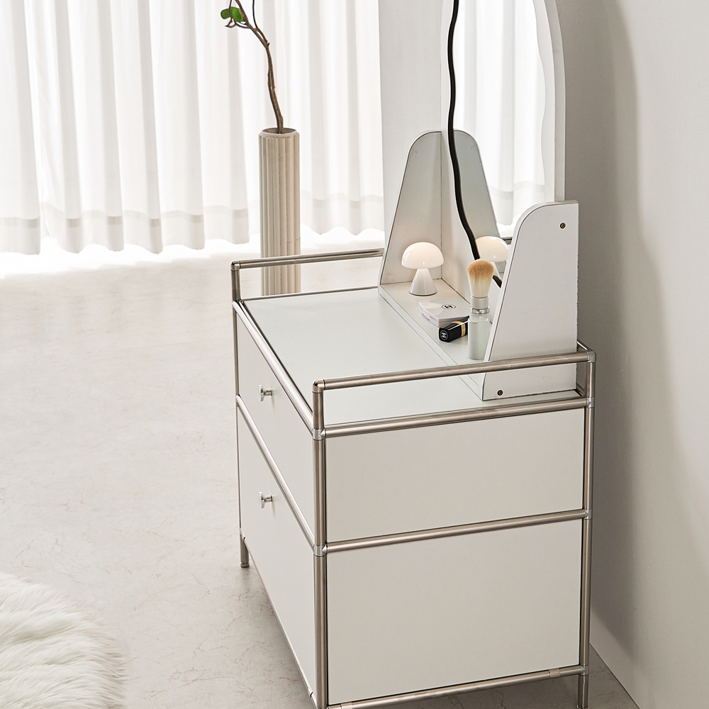 세라썸 모듈 미드센츄리 수납장 낮은 안방 침대옆 거실 수납장