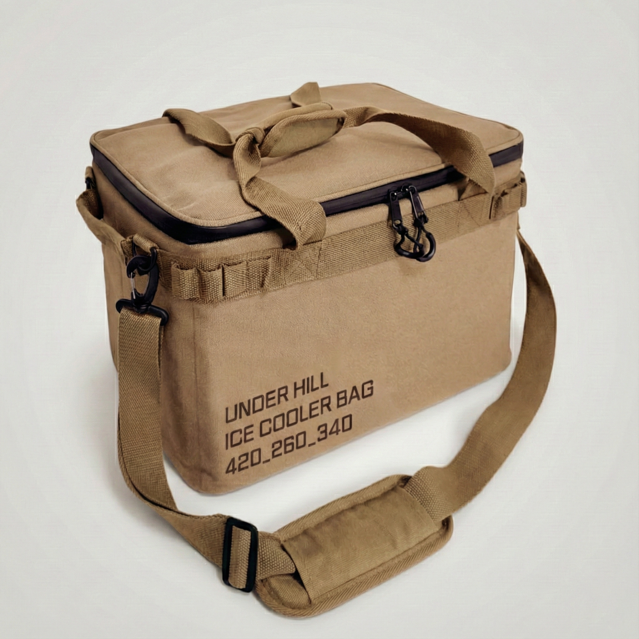 언더힐 보냉백 보냉가방 쿨러백 소프트쿨러 30L, 탄베이지