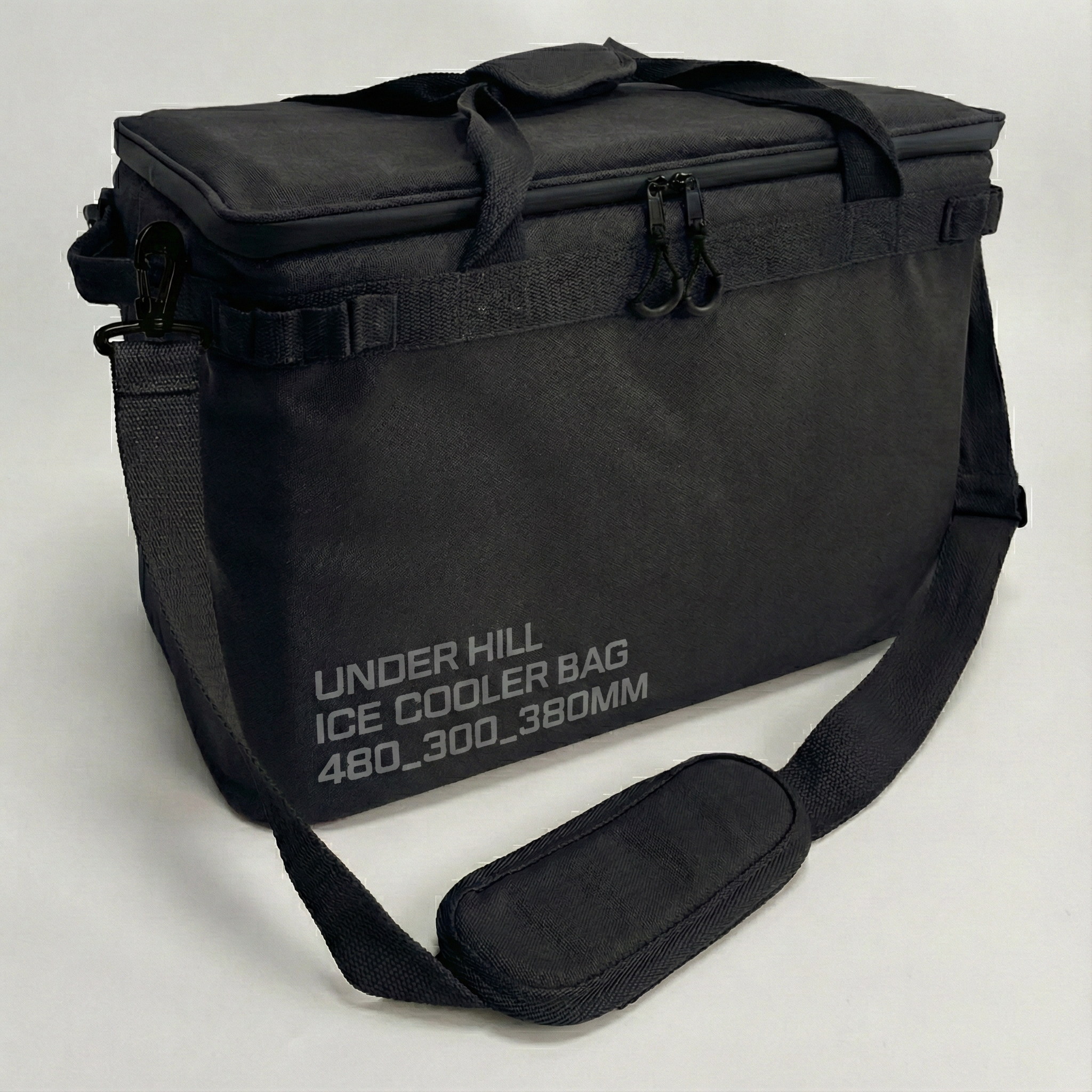 언더힐 보냉백 보냉가방 쿨러백 소프트쿨러 45L, 미드나이트블랙