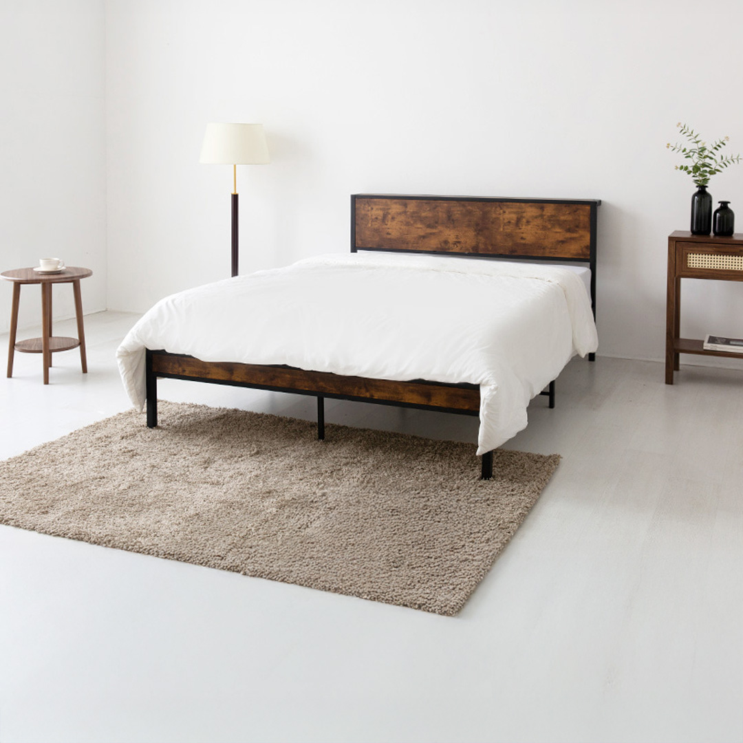 겟우드 침대 더블 140200, 블랙 4983.6154