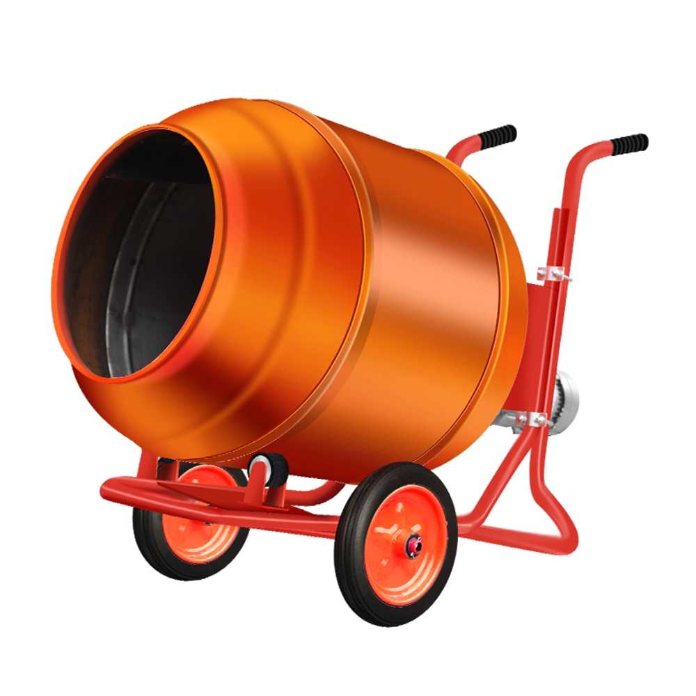 콘크리트 믹서기 대형 시멘트 교반 혼합기 건설현장 230L 2800W - 상품 이미지