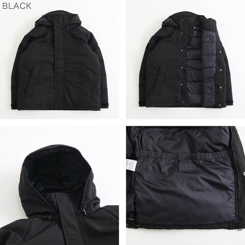 단톤 패딩 남성 아미 후드 타프타 다운 재킷 점퍼 25FW 5컬러 - 상세 이미지 3