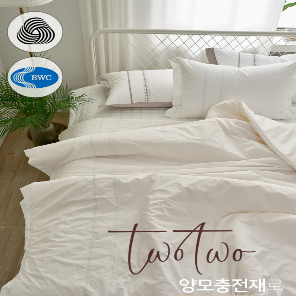 레오나 양모 순면 호텔 여름 양모 이불 - 상품 이미지