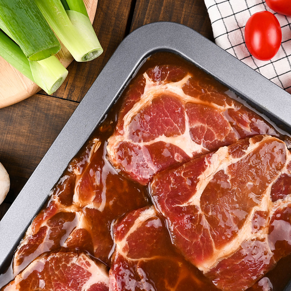 육일품 숯불양념 돼지목살구이800g 돼지갈비맛 - 상세 이미지 2