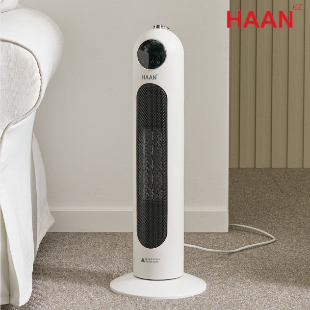 사무실 소형온풍기 저소음 가정용히터 침실용 타워형 PTC온풍기 - 상품 이미지
