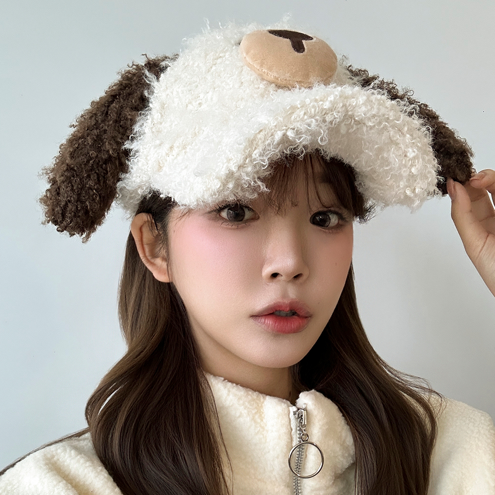 양털 도그 볼캡 겨울 털모자 스키장 보드 방한 한파 에버랜드 귀달이모자 - 상품 이미지