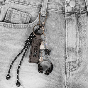 PEEPS Star Headphone Keyring(Black / Whi... 솔직 후기 | 실사용자 리뷰 분석 - 상품 이미지 2