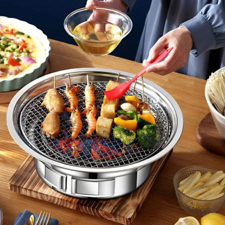 [자사 협력업체]캠핑홀릭 숯불 화로대 바베큐 그릴 아웃도어 화로 캠핑 용 요리 장비 용품 회식 준비 고기