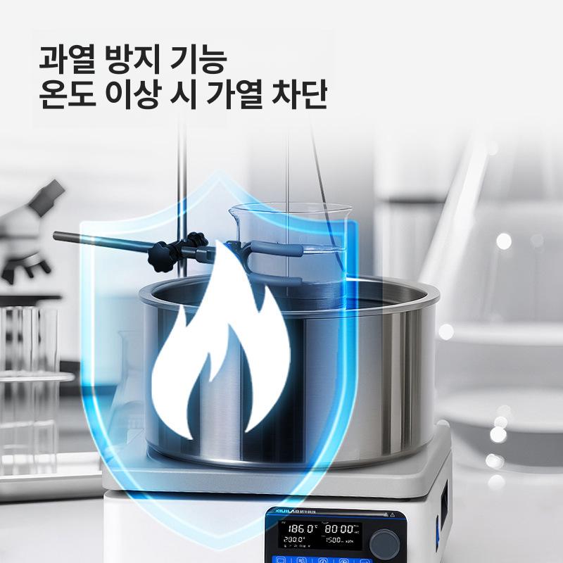 실험실 자기 교반기 수조 가열 온도조절 항온 블렌더 DF-101S 표준 2L - 상세 이미지 4
