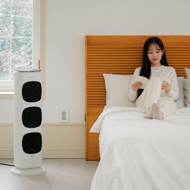 가정용 무드등 PTC온풍기 3단 개별난방 거실 사무실난방기 - 상세 이미지 4