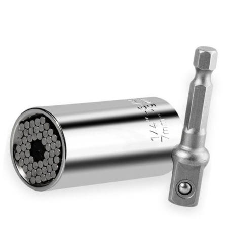 7-19mm만능렌치 소켓아답터세트 다용도공구렌치 만능렌치 소켓+아답터 세트구성 복스알 드릴아답터