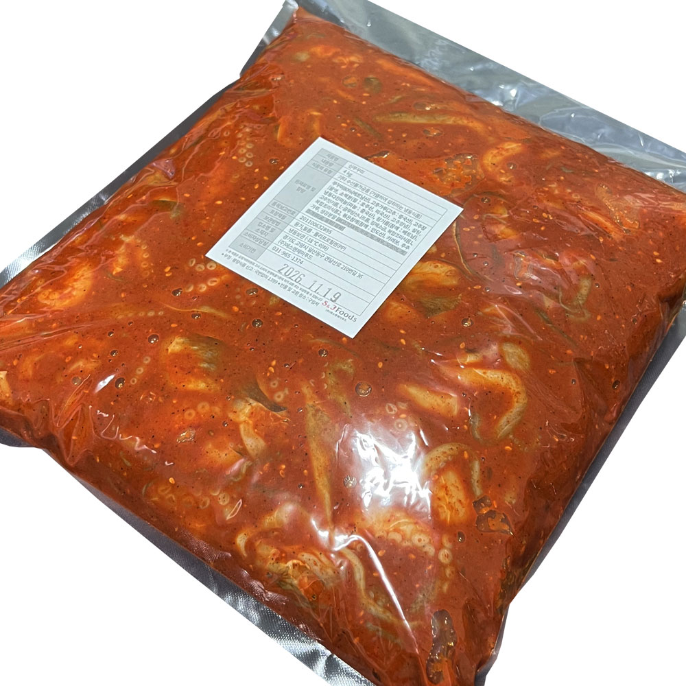 신쭈꾸미 프리미엄 4kg 대용량 벌크 양념 쭈꾸미 업소용 안주 - 상세 이미지 2