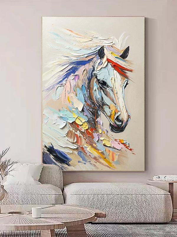 유화 말그림 풍수 인테리어 액자 성공운 재물운 거실 돈들어오는 그림 - 상세 이미지 5