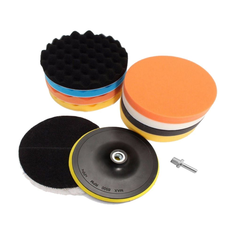 전동드릴 125mm 광택패드 11PCS세트 - 상품 이미지