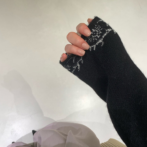 (YY) 매력적인 여성 니트 가디건 에스닉 분위기 세미 크롭 카디건 보헤미안 캐주얼 데일리룩 아우터 - 상세 이미지 2