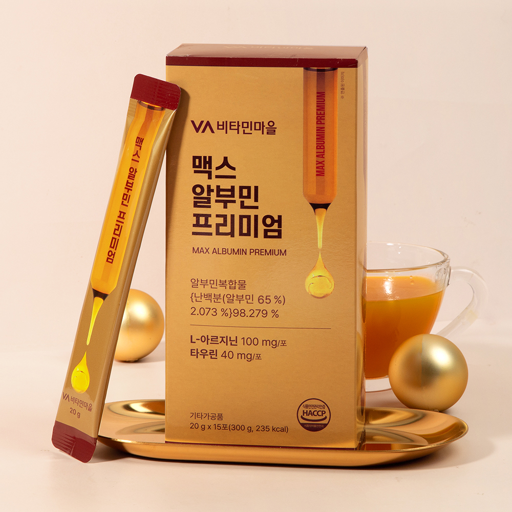 [15일분] 비타민마을 맥스 마시는 알부민 프리미엄 15포, 1개 - 상세 이미지 2