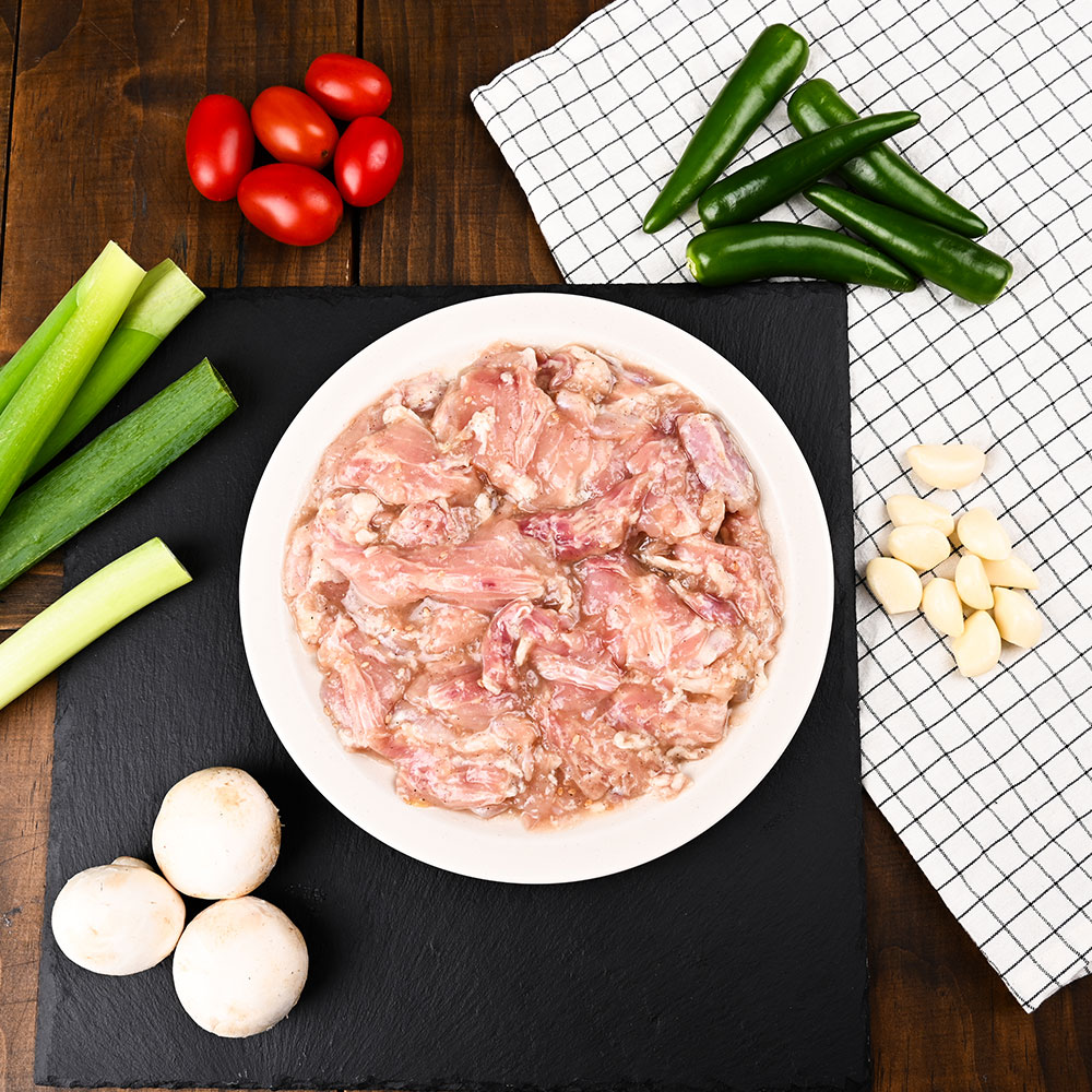 육일품 대용량 마늘간장 순살닭목살 3kg 업소용 닭구이 볶음 - 상세 이미지 3