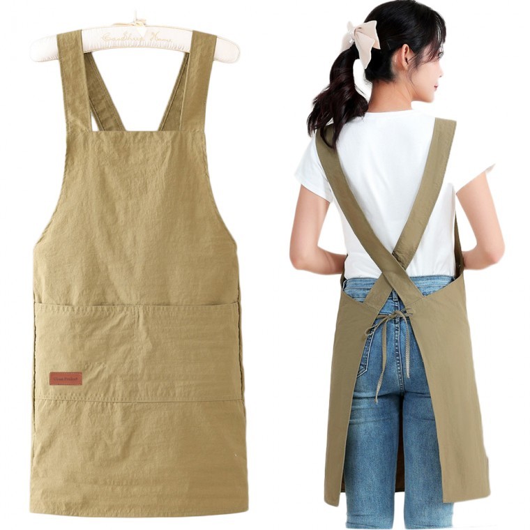 클린프로젝트 X크로스 방수 앞치마 주방앞치마 카페앞치마 방수앞치마 미용실앞치마 조끼앞치마 숏앞치마