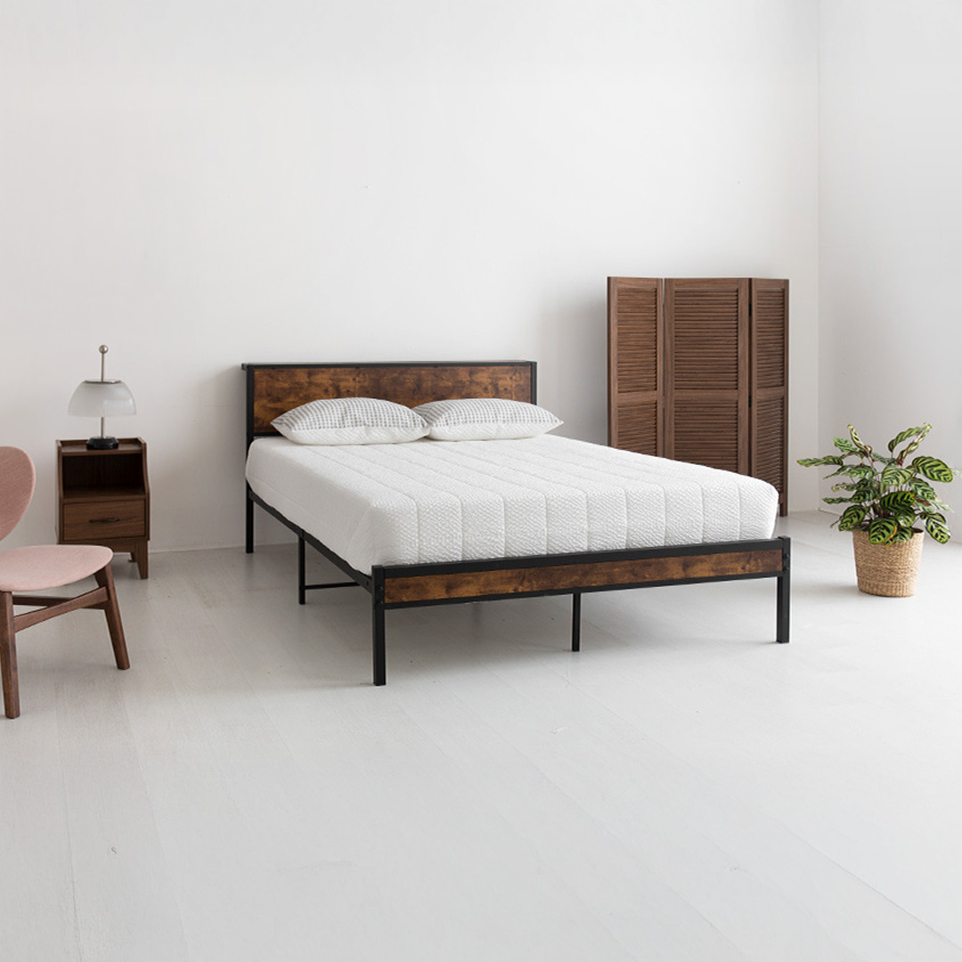 겟우드 침대 더블 140200, 블랙 4983.6154