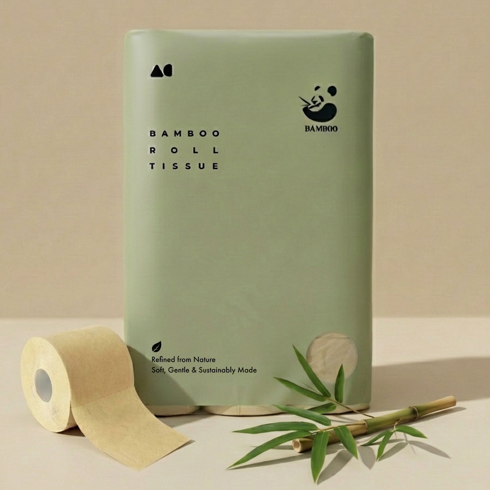 올챌린지 대나무펄프 화장지 3겹 30m 30롤 1팩 두루마리 휴지 물에잘녹는 제품 이미지