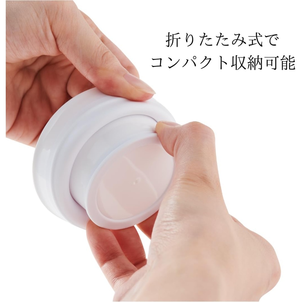 일본감성 이세토 접이식 휴대용 120ml 양치 컵 이미지 6