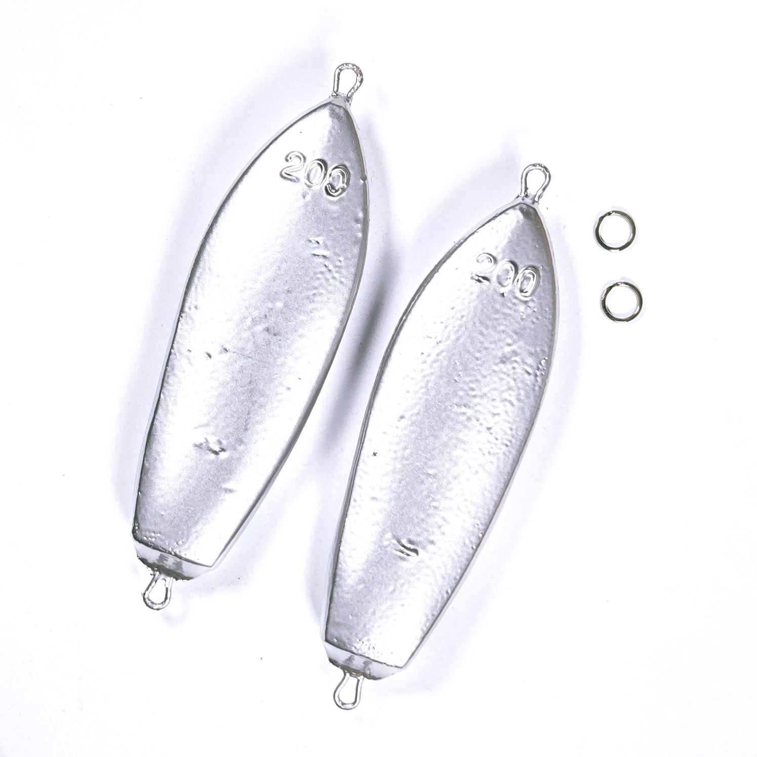 대구라바 인치쿠 헤드 크롬 200g -2pcs / 250g 300g 스프릿트링 포함 - 메인 이미지