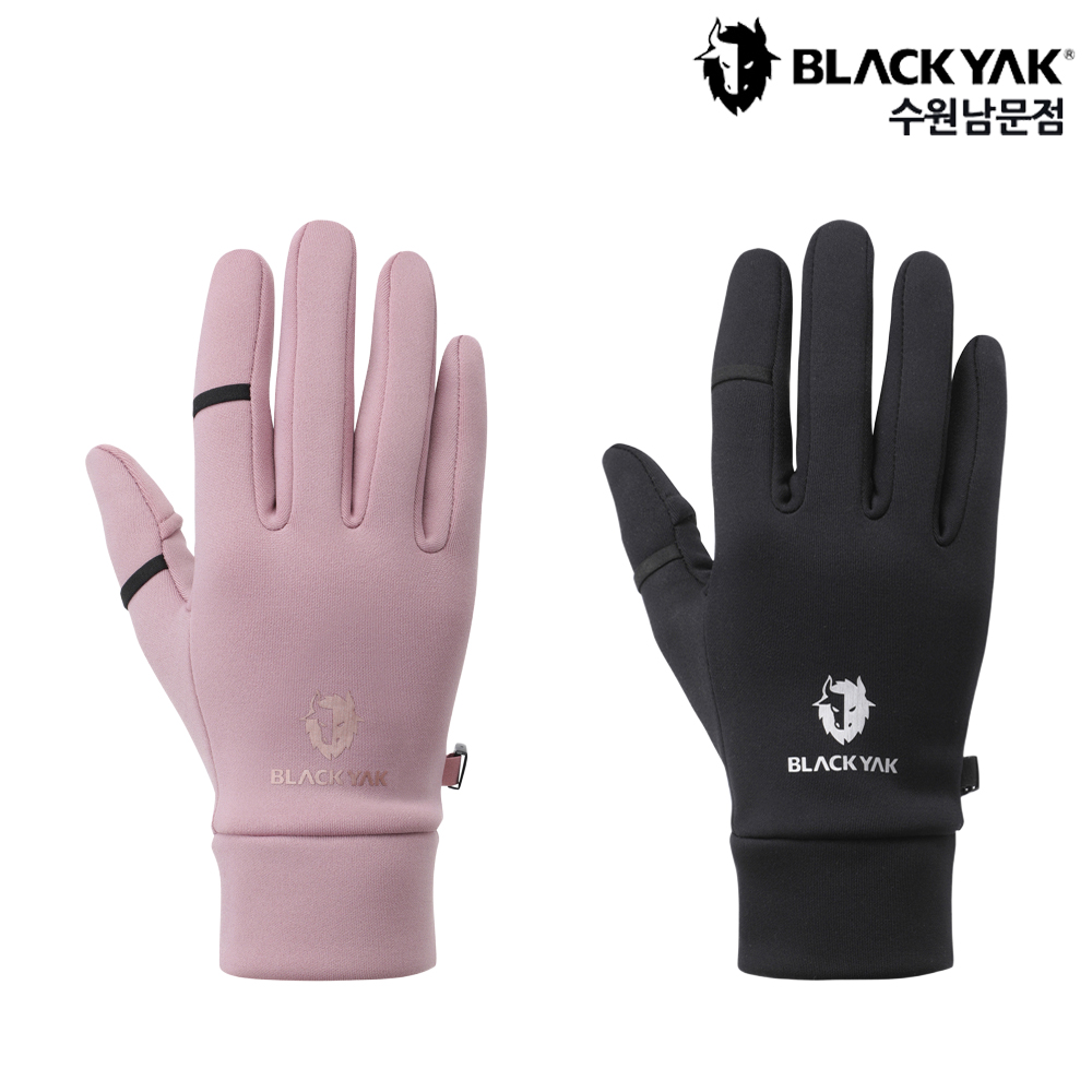 블랙야크 등산 아웃도어 봄 가을 방한 엄지 검지 오픈 장갑 야크스트레치 글러브