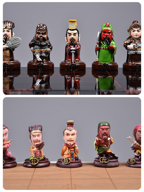 모브릭 삼국지 체스판 보드게임 3D 입체캐릭터 피규어 고품질 실사판 - 상세 이미지 2