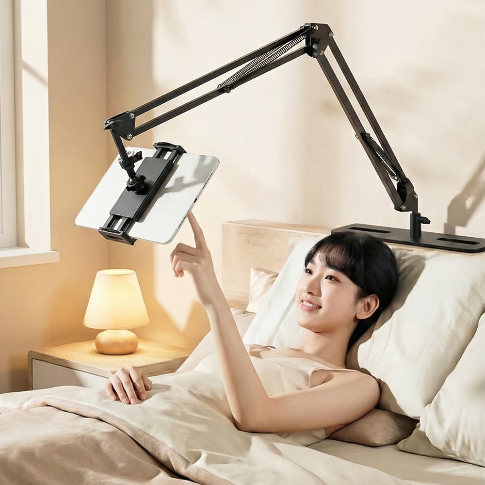 뷰씨 태블릿 거치대 아이패드 갤럭시탭 침대 스탠드 틈새 거치형