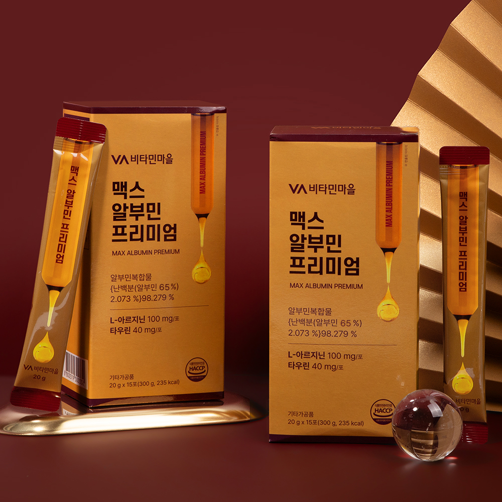 [15일분] 비타민마을 맥스 마시는 알부민 프리미엄 15포, 1개 - 상세 이미지 4