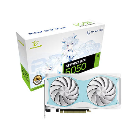 MANLi 지포스 RTX 5050 Polar Fox OC D6 8GB 인텍앤컴퍼니