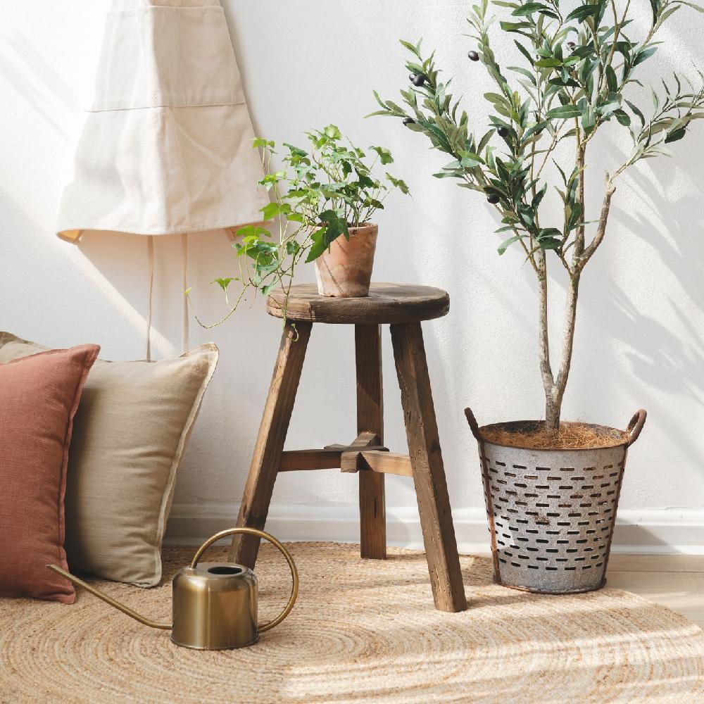 빈티지 고재 스툴 의자 받침 인테리어 - 상세 이미지 3