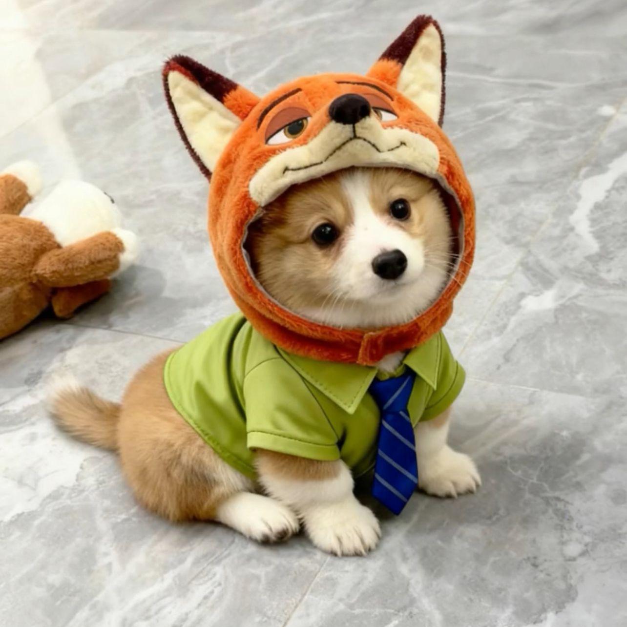 강아지 고양이 겨울 동물 모자 두꺼운 보온 애완동물 주디 1개 10-25cm - 상세 이미지 2